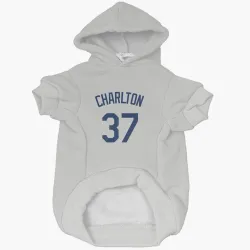 Seattle Mariners Norm Charlton Gray Pet Hoodie for Dog & Cat
