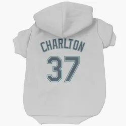 Seattle Mariners Norm Charlton White Pet Hoodie for Dog & Cat