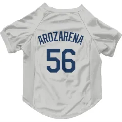 Seattle Mariners Randy Arozarena Gray Pet Jersey for Dog & Cat