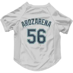 Seattle Mariners Randy Arozarena White Pet Jersey for Dog & Cat