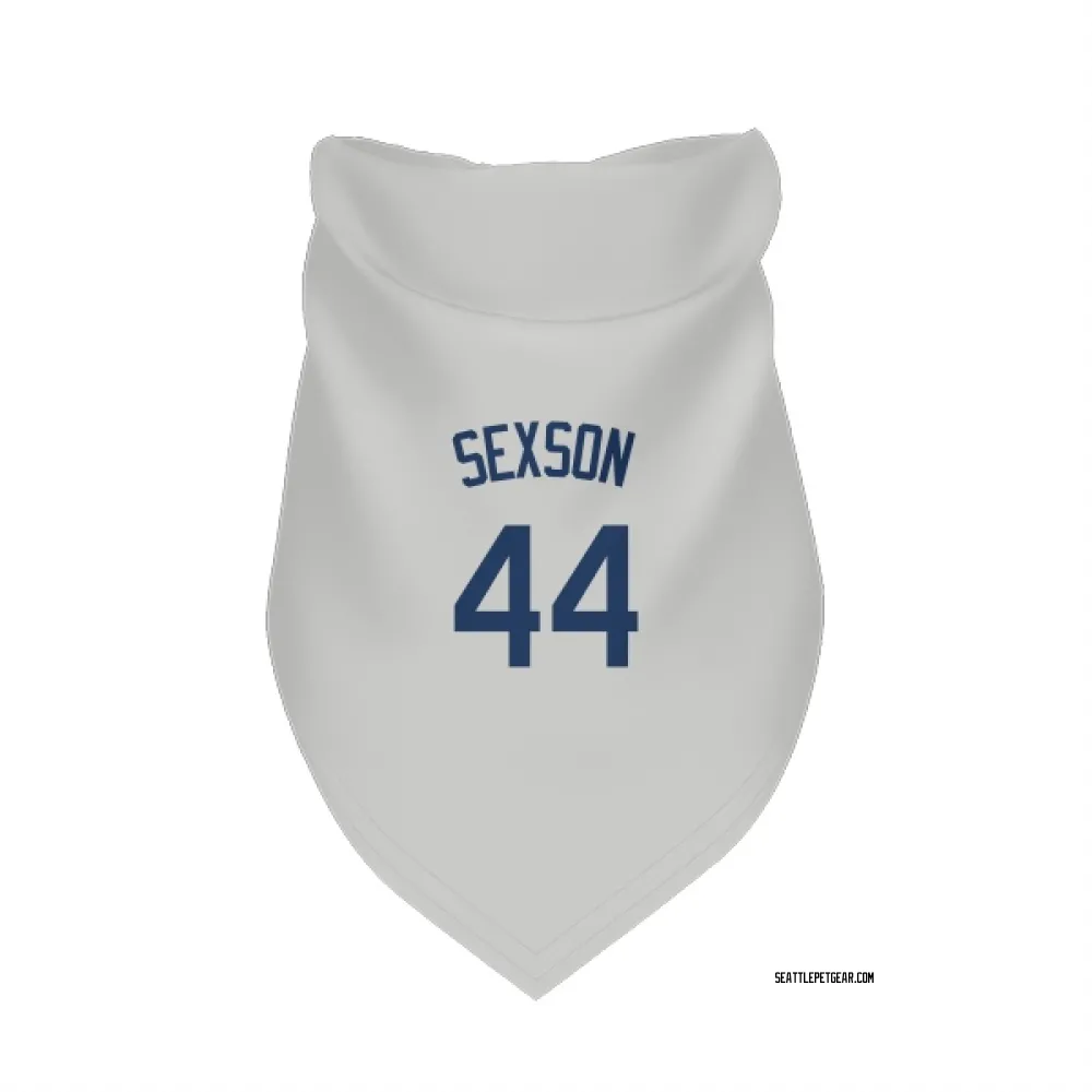Seattle Mariners Richie Sexson Gray Pet Bandana for Dog & Cat