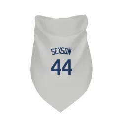 Seattle Mariners Richie Sexson Gray Pet Bandana for Dog & Cat