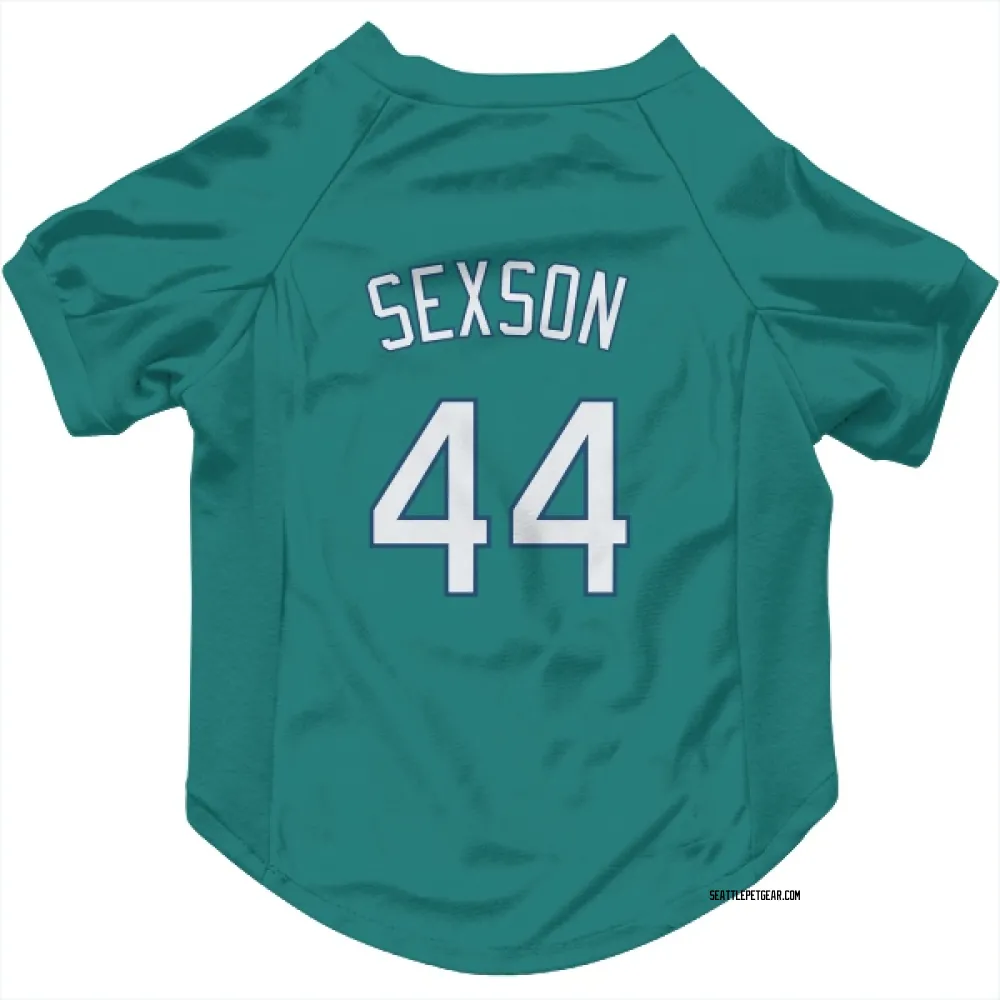 Seattle Mariners Richie Sexson Green Pet Jersey for Dog & Cat