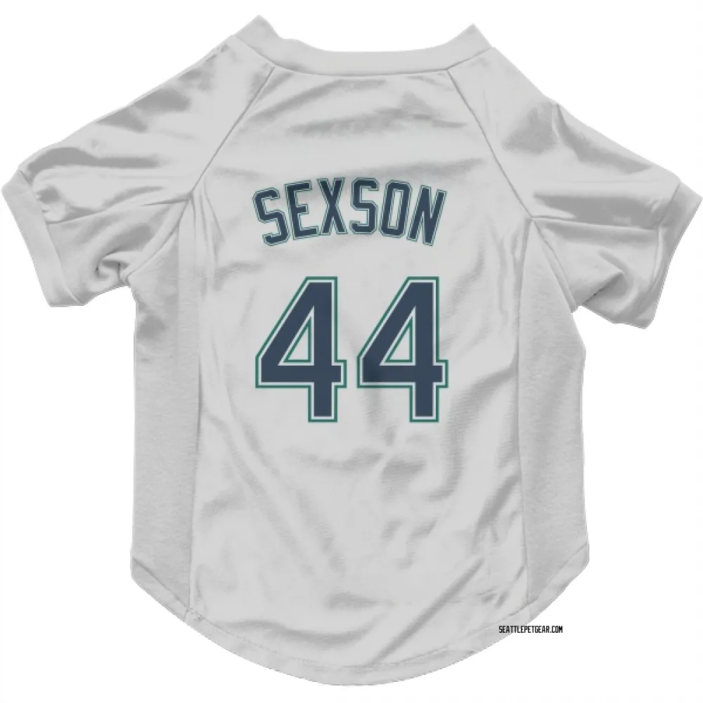 Seattle Mariners Richie Sexson White Pet Jersey for Dog & Cat
