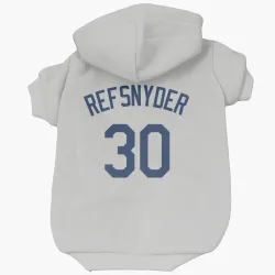 Seattle Mariners Rob Refsnyder Gray Pet Hoodie for Dog & Cat