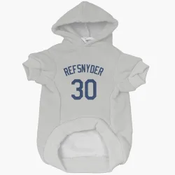 Seattle Mariners Rob Refsnyder Gray Pet Hoodie for Dog & Cat