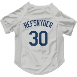 Seattle Mariners Rob Refsnyder Gray Pet Jersey for Dog & Cat