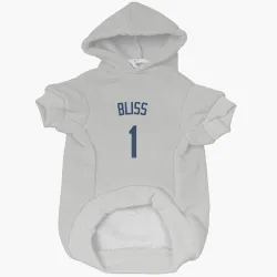 Seattle Mariners Ryan Bliss Gray Pet Hoodie for Dog & Cat