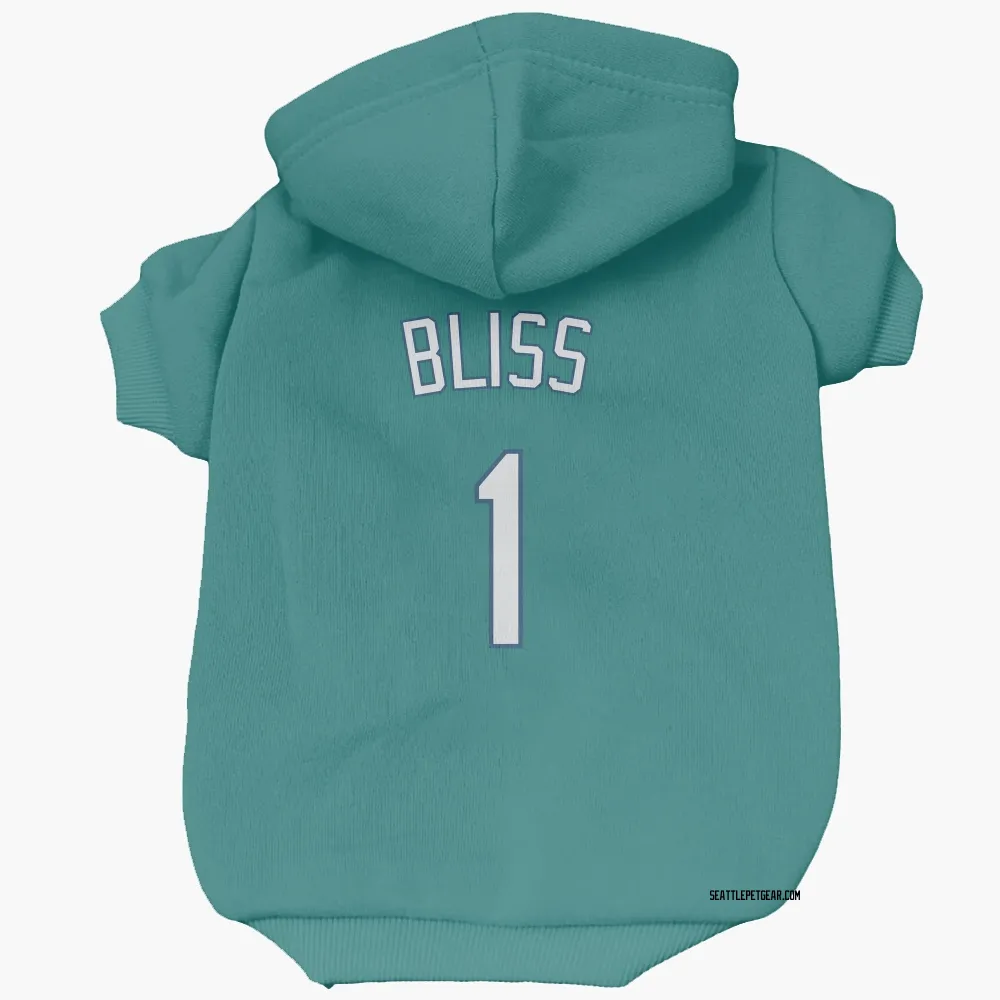 Seattle Mariners Ryan Bliss Green Pet Hoodie for Dog & Cat
