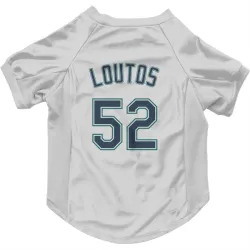 Seattle Mariners Ryan Loutos White Pet Jersey for Dog & Cat