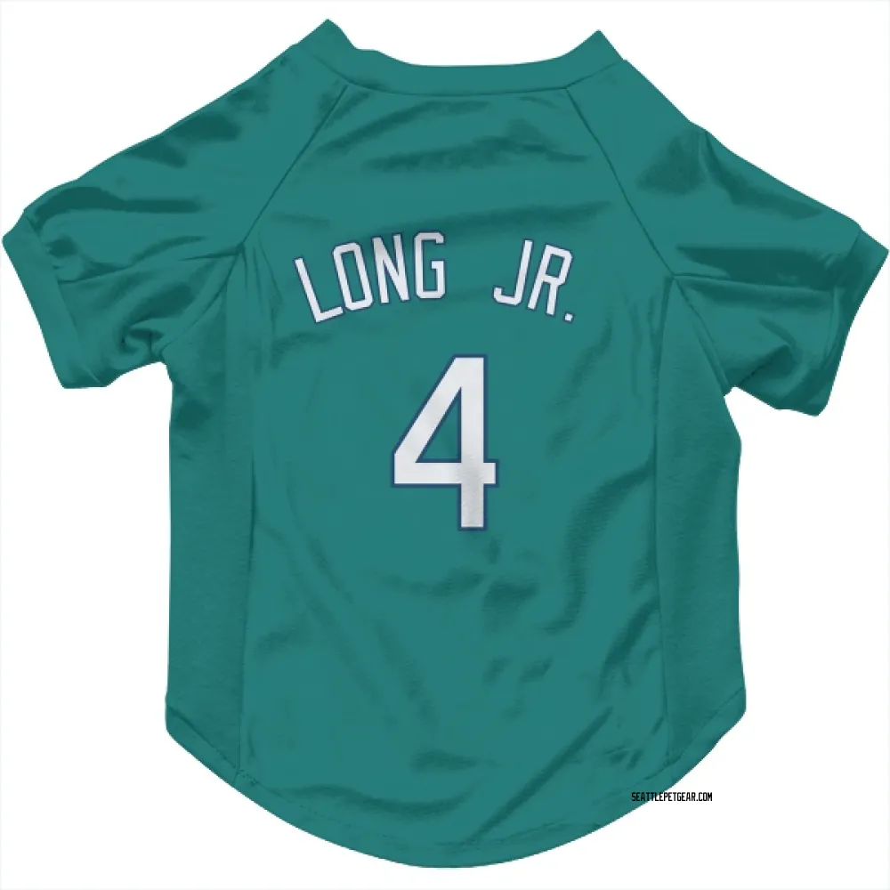 Seattle Mariners Shed Long Jr. Green Pet Jersey for Dog & Cat