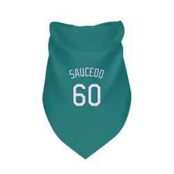 Seattle Mariners Tayler Saucedo Green Pet Bandana for Dog & Cat