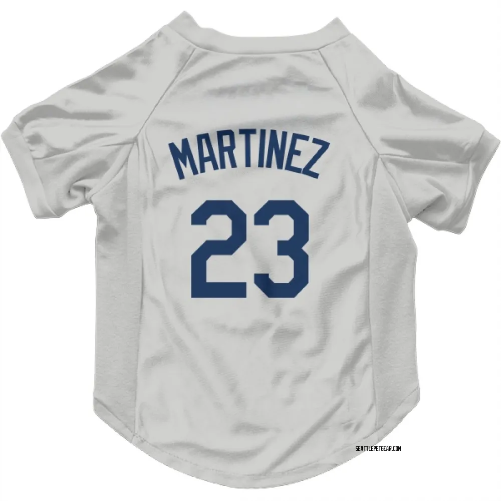 Seattle Mariners Tino Martinez Gray Pet Jersey for Dog & Cat