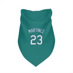 Seattle Mariners Tino Martinez Green Pet Bandana for Dog & Cat