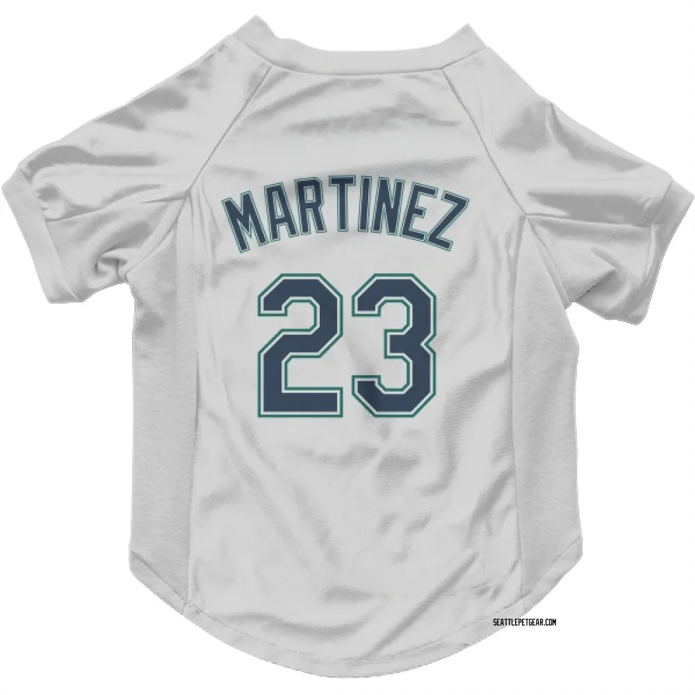Seattle Mariners Tino Martinez White Pet Jersey for Dog & Cat