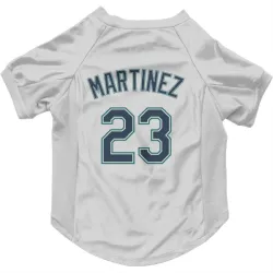 Seattle Mariners Tino Martinez White Pet Jersey for Dog & Cat