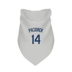 Seattle Mariners Tom Paciorek Gray Pet Bandana for Dog & Cat