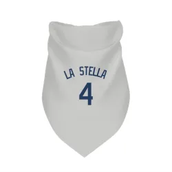 Seattle Mariners Tommy La Stella Gray Pet Bandana for Dog & Cat