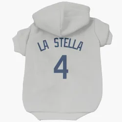 Seattle Mariners Tommy La Stella Gray Pet Hoodie for Dog & Cat