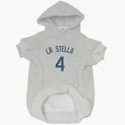 Seattle Mariners Tommy La Stella Gray Pet Hoodie for Dog & Cat