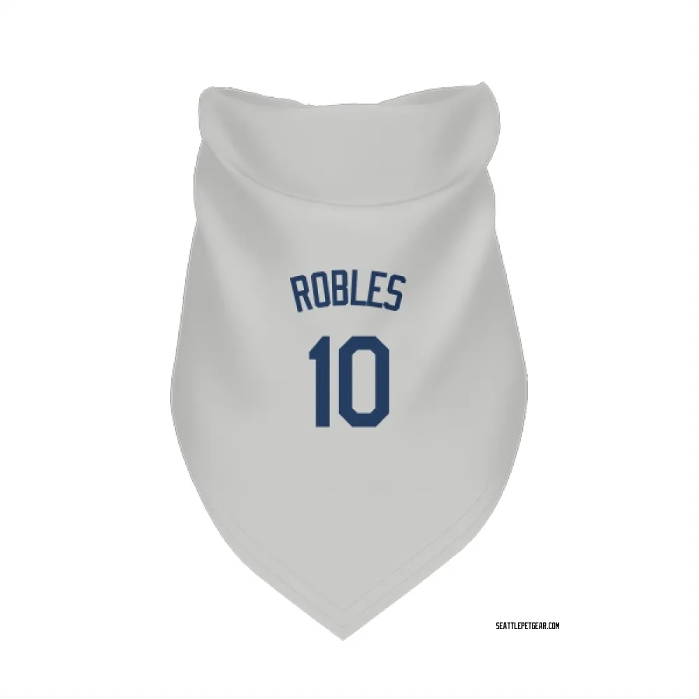 Seattle Mariners Victor Robles Gray Pet Bandana for Dog & Cat