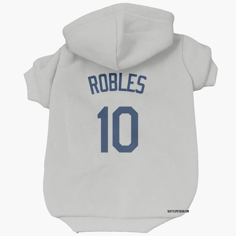 Seattle Mariners Victor Robles Gray Pet Hoodie for Dog & Cat