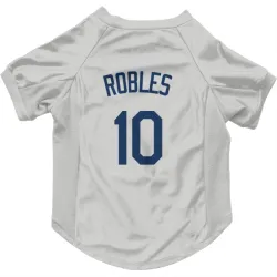 Seattle Mariners Victor Robles Gray Pet Jersey for Dog & Cat